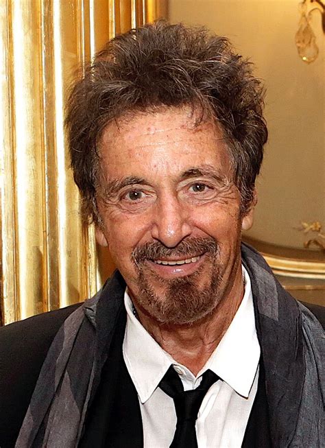 Al Pacino, all'anagrafe Alfredo James Pacino ( New York, 25 aprile 1940 ), è un attore, regista, produttore cinematografico e direttore artistico statunitense . Considerato uno dei migliori attori della storia del cinema, [1] [2] Al Pacino ha vinto il Premio Oscar nel 1993 (su 9 candidature totali) per l'interpretazione del tenente colonnello ...